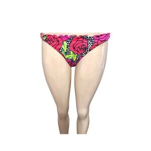 BB Swim Cheeky Scrunch Floral Bikini Bottoms M